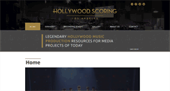Desktop Screenshot of hollywoodscoring.com